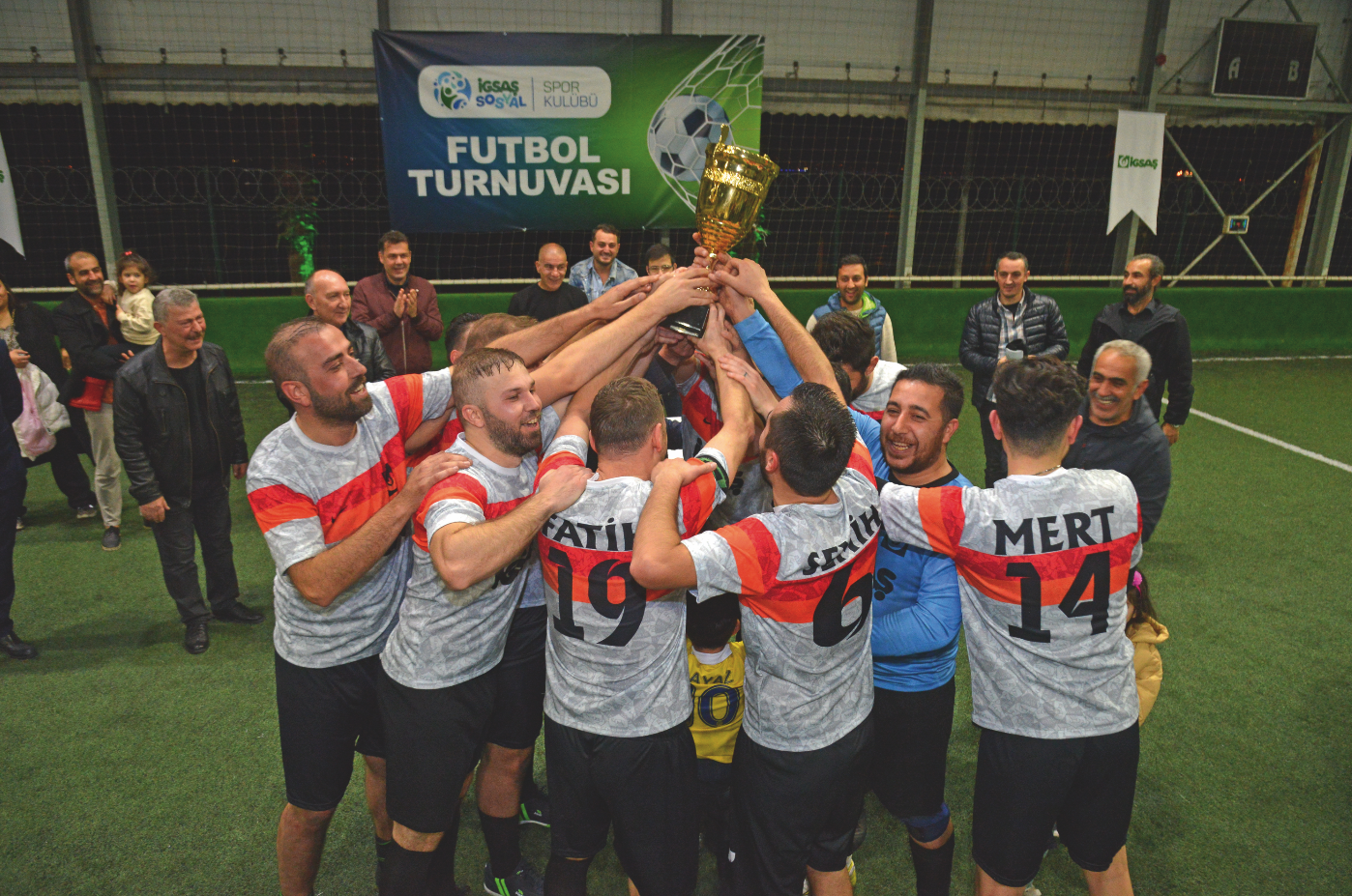 Futbol turnuvalarında final sevinci 